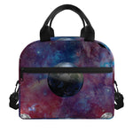 Galaxy Lunar Phase Print Insulated Lunch Bag