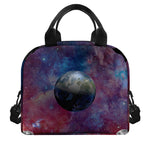 Galaxy Lunar Phase Print Insulated Lunch Bag