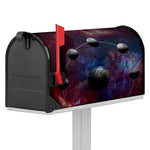 Galaxy Lunar Phase Print Mailbox Cover