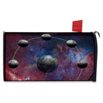 Galaxy Lunar Phase Print Mailbox Cover