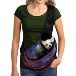 Galaxy Lunar Phase Print Pet Sling Carrier