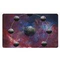 Galaxy Lunar Phase Print Polyester Doormat