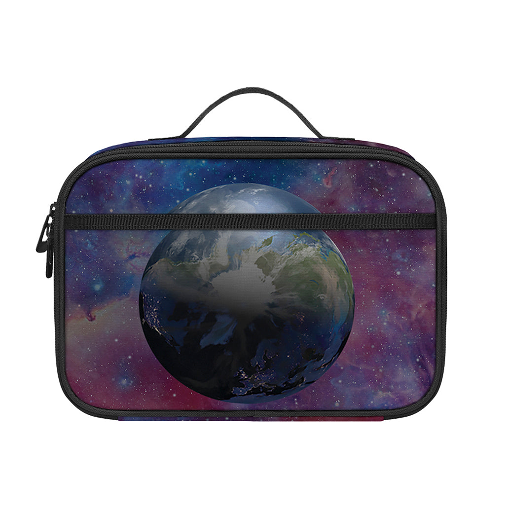 Galaxy Lunar Phase Print Portable Lunch Bag
