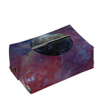 Galaxy Lunar Phase Print Rectangle Tissue Box Cover