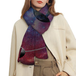 Galaxy Lunar Phase Print Scarf