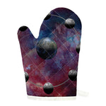 Galaxy Lunar Phase Print Single Oven Mitt