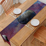 Galaxy Lunar Phase Print Table Runner