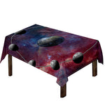 Galaxy Lunar Phase Print Tablecloth