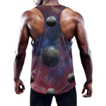 Galaxy Lunar Phase Print Training Tank Top