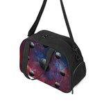 Galaxy Lunar Phase Print Travel Bag