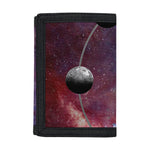 Galaxy Lunar Phase Print Trifold Wallet