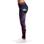 Galaxy Lunar Phase Print Women's Leggings