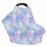 Galaxy Mermaid Scales Pattern Print Baby Seat Cover
