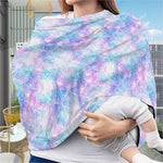 Galaxy Mermaid Scales Pattern Print Baby Seat Cover