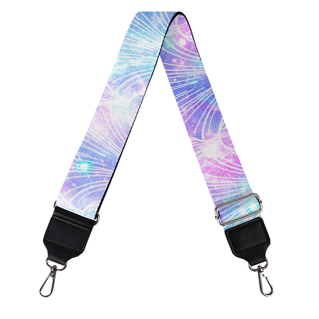 Galaxy Mermaid Scales Pattern Print Bag Strap