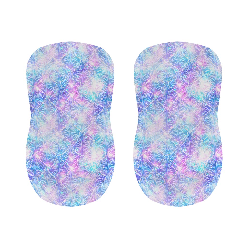 Galaxy Mermaid Scales Pattern Print Bar Stool Covers