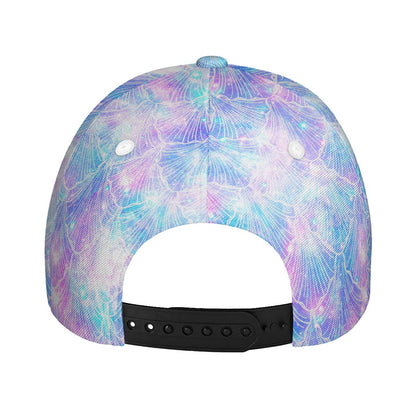 Galaxy Mermaid Scales Pattern Print Baseball Cap