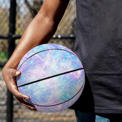 Galaxy Mermaid Scales Pattern Print Basketball