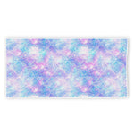 Galaxy Mermaid Scales Pattern Print Beach Towel