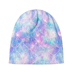 Galaxy Mermaid Scales Pattern Print Beanie