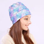 Galaxy Mermaid Scales Pattern Print Beanie