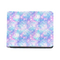 Galaxy Mermaid Scales Pattern Print Bifold Wallet