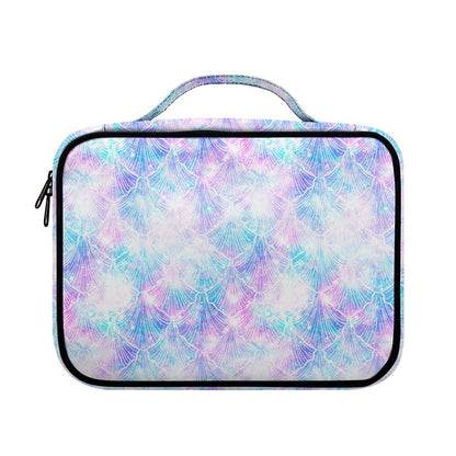 Galaxy Mermaid Scales Pattern Print Briefcase Bible Bag