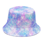 Galaxy Mermaid Scales Pattern Print Bucket Hat