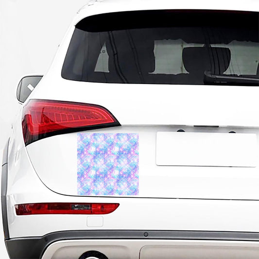 Galaxy Mermaid Scales Pattern Print Car Sticker