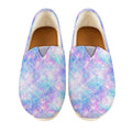Galaxy Mermaid Scales Pattern Print Casual Shoes