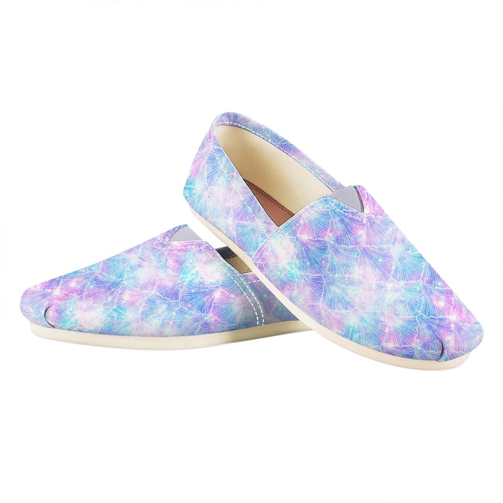 Galaxy Mermaid Scales Pattern Print Casual Shoes