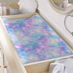 Galaxy Mermaid Scales Pattern Print Changing Pad Cover