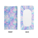 Galaxy Mermaid Scales Pattern Print Changing Pad Cover