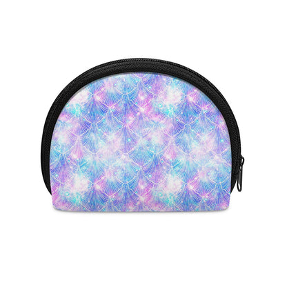 Galaxy Mermaid Scales Pattern Print Coin Purse