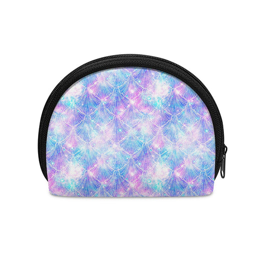 Galaxy Mermaid Scales Pattern Print Coin Purse