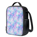 Galaxy Mermaid Scales Pattern Print Crossbody Lunch Bag