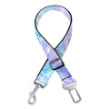 Galaxy Mermaid Scales Pattern Print Dog Seat Belt