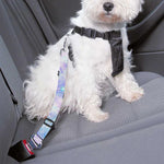 Galaxy Mermaid Scales Pattern Print Dog Seat Belt