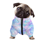 Galaxy Mermaid Scales Pattern Print Dog Zip Up Jacket