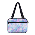 Galaxy Mermaid Scales Pattern Print Double Strap Bible Bag