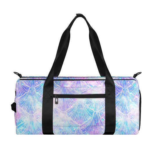 Galaxy Mermaid Scales Pattern Print Gym Bag