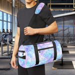 Galaxy Mermaid Scales Pattern Print Gym Bag