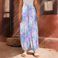 Galaxy Mermaid Scales Pattern Print Harem Pants