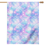 Galaxy Mermaid Scales Pattern Print House Flag