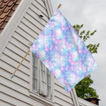 Galaxy Mermaid Scales Pattern Print House Flag