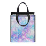 Galaxy Mermaid Scales Pattern Print Insulated Lunch Tote