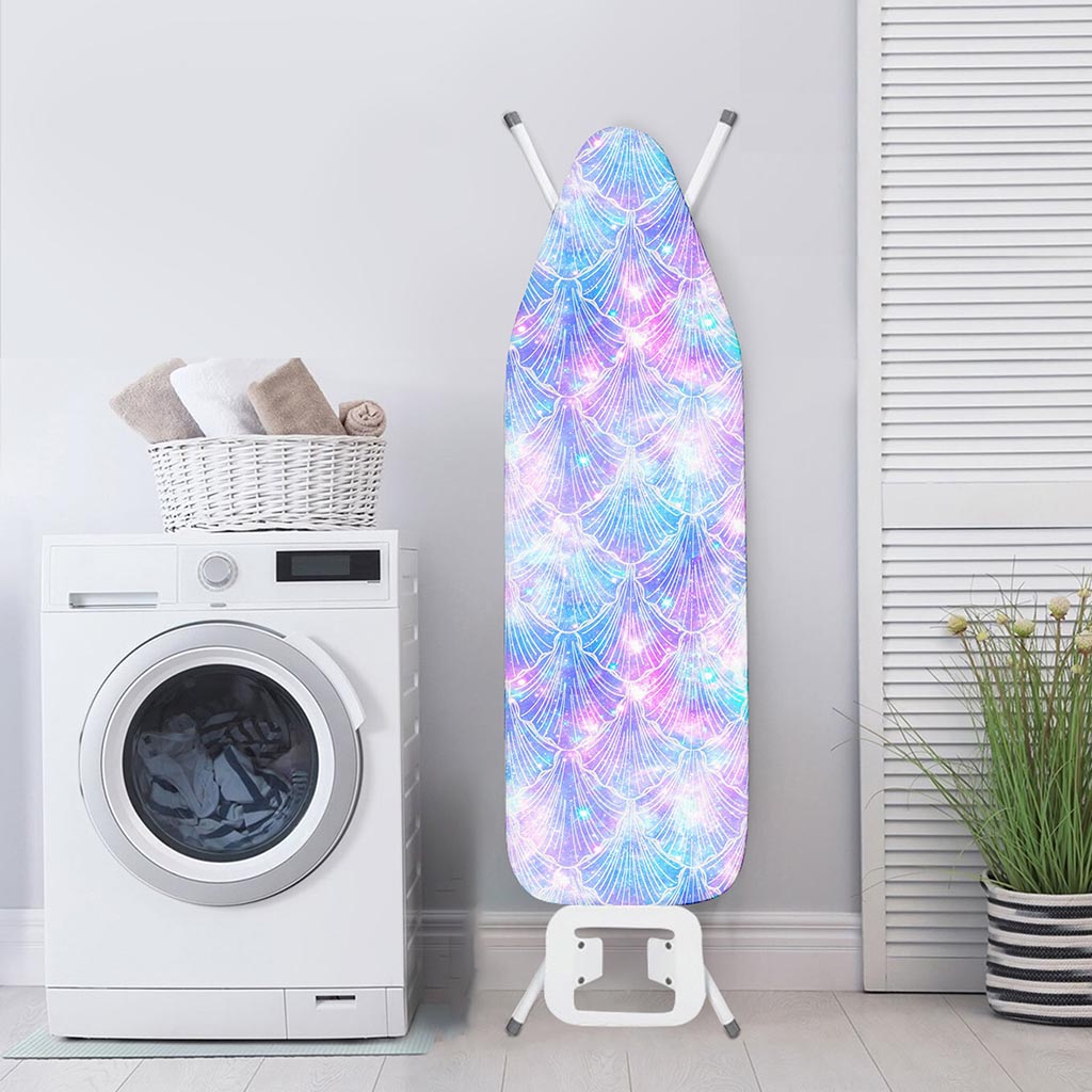 Galaxy Mermaid Scales Pattern Print Ironing Board Cover