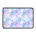 Galaxy Mermaid Scales Pattern Print Kitchen Mat
