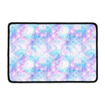 Galaxy Mermaid Scales Pattern Print Kitchen Mat