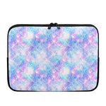 Galaxy Mermaid Scales Pattern Print Laptop Sleeve